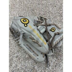 Steelo Stif Lyte Baseball Glove 11.75 Inch Grey Brown Leather H-Web Infield